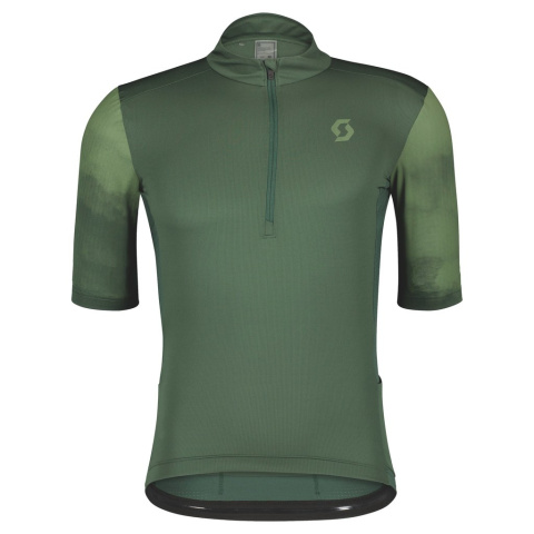 Scott męska Koszulka rowerowa Gravel 10 smoked green/frost green 289408 Scott męska Koszulka rowerowa Gravel 10 smoked green/frost green 289408