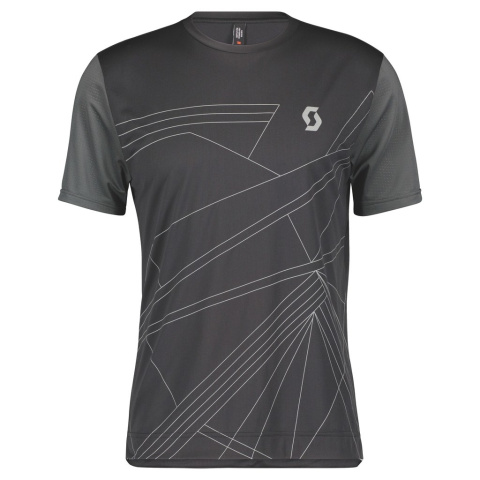 Scott męska koszulka rowerowa Trail Flow Black/Dark Grey 289417 Scott męska koszulka rowerowa Trail Flow Black/Dark Grey 289417