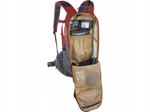 EVOC PLECAK ROWEROWY RIDE 12 L CHILLI RED GREY + BUKŁAK 2L EVOC PLECAK ROWEROWY RIDE 12 L CHILLI RED GREY + BUKŁAK 2L