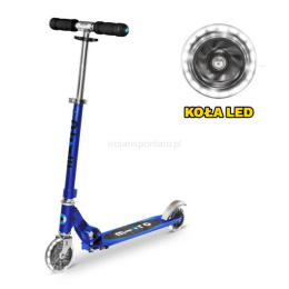 Hulajnoga dziecięca MICRO Sprite świecące koła LED niebieska (saphire blue)