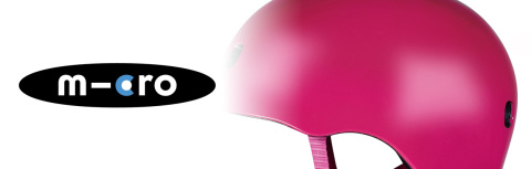 Kask rowerowy dziecięcy MICRO (malinowy, S/48-53) Kask rowerowy dziecięcy MICRO (malinowy, S/48-53)