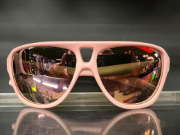 Okulary sportowe NEON Board różowe (light pink), szkła różowe