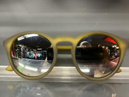 Okulary sportowe NEON Gravity oliwkowe (olive green), szkła srebrne