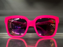 Okulary sportowe NEON Helen różowe (pink fluo), szkła różowe