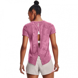KOSZULKA DAMSKA UNDER ARMOUR STREAKER SNOWCLOUD SS 1373497-669 S