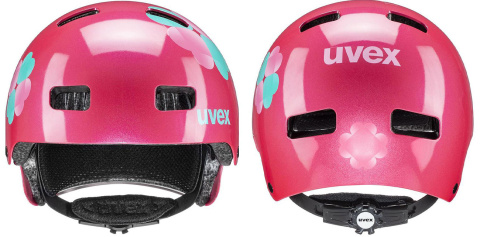 Kask rowerowy dziecięcy Uvex Kid 3 Pink 51-55cm Kask rowerowy dziecięcy Uvex Kid 3 Pink 51-55cm