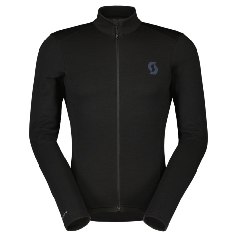 SCOTT MĘSKA BLUZA KOSZULKA ROWEROWA GRAVEL WARM MERINO BLACK SCOTT MĘSKA BLUZA KOSZULKA ROWEROWA GRAVEL WARM MERINO BLACK