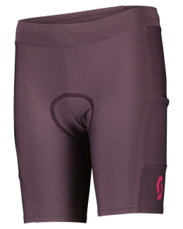 SCOTT SPODENKI ROWEROWE DZIECIĘCE Z WKŁADKĄ SHORTS JUNIOR PURPLE