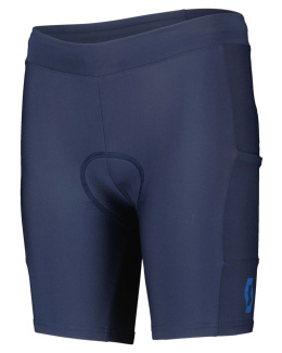 SCOTT SPODENKI ROWEROWE DZIECIĘCE Z WKŁADKĄ SHORTS JUNIOR MIDNIGHT BLUE