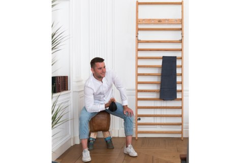 Drabinka gimnastyczna NOHrD WallBars 10 Oak Dąb Drabinka gimnastyczna NOHrD WallBars 10 Oak Dąb