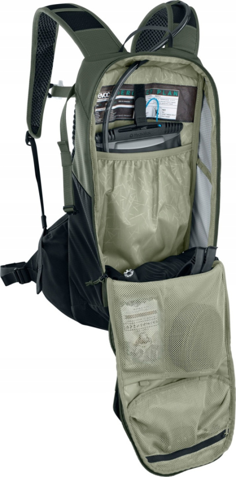 EVOC PLECAK ROWEROWY RIDE 12 L DARK OLIVE GREY + BUKŁAK 2L EVOC PLECAK ROWEROWY RIDE 12 L DARK OLIVE GREY + BUKŁAK 2L