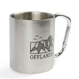 OFFLANDER KUBEK KEMPINGOWY Z KARABIŃCZYKIEM STALOWY 220ML