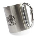 OFFLANDER KUBEK KEMPINGOWY Z KARABIŃCZYKIEM STALOWY 220ML