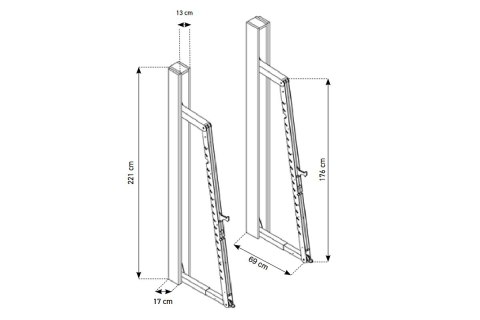 Stojak treningowy NOHRD SquatRack Classic Orzech Stojak treningowy NOHRD SquatRack Classic Orzech