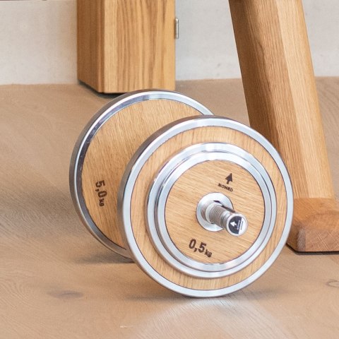 Zestaw obciążeń ze stojakiem NOHRD WeightPlate Tower Oxbridge Wiśnia Zestaw obciążeń ze stojakiem NOHRD WeightPlate Tower Oxbridge Wiśnia