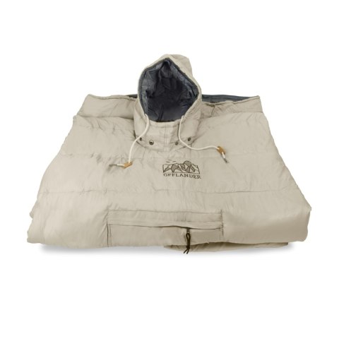 OFFLANDER PONCZO KEMPINGOWE OCIEPLANE WODOODPORNE KHAKI OFFLANDER PONCZO KEMPINGOWE OCIEPLANE WODOODPORNE KHAKI