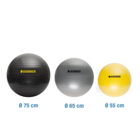 HAMMER Gymnastic Ball 55 cm Antiburst - Piłka fitness HAMMER Gymnastic Ball 55 cm Antiburst - Piłka fitness