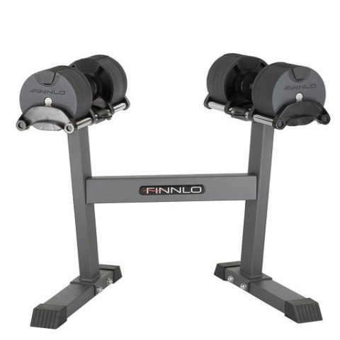 Zestaw hantli systemowych ze stojakiem FINNLO SMARTLOCK 2x20 kg Zestaw hantli systemowych ze stojakiem FINNLO SMARTLOCK 2x20 kg