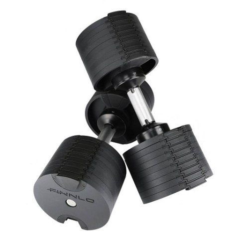 Zestaw hantli systemowych ze stojakiem FINNLO SMARTLOCK 2x20 kg Zestaw hantli systemowych ze stojakiem FINNLO SMARTLOCK 2x20 kg