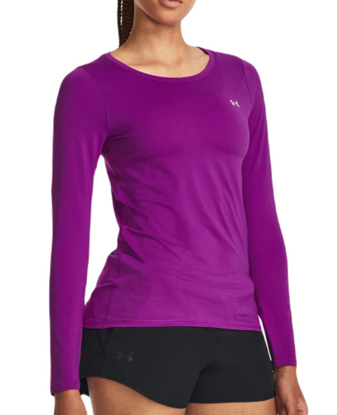 BLUZA DAMSKA UNDER ARMOUR HG ARMOUR LONG SLEEVE FIOLETOWY BLUZA DAMSKA UNDER ARMOUR HG ARMOUR LONG SLEEVE FIOLETOWY