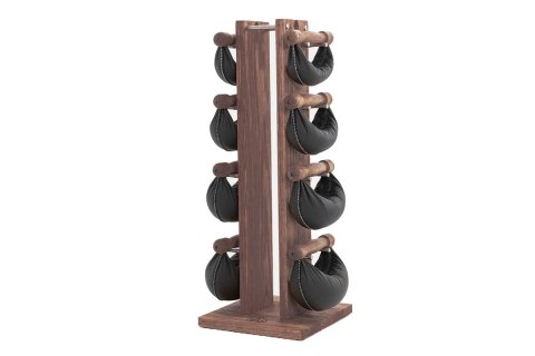 Hantle NOHRD SwingBell 2-8 Kg ze stojakiem Tower Oak Vintage Skóra Hantle NOHRD SwingBell 2-8 Kg ze stojakiem Tower Oak Vintage Skóra