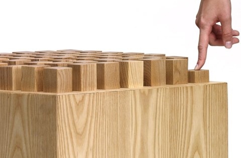 Krzesło z masażem NOHRD HedgeHock Oak Vintage Krzesło z masażem NOHRD HedgeHock Oak Vintage