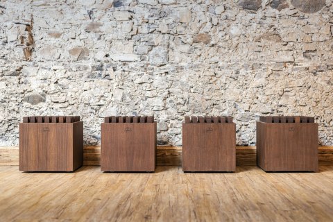 Krzesło z masażem NOHRD HedgeHock Oak Vintage Krzesło z masażem NOHRD HedgeHock Oak Vintage