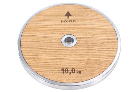 Obciążenie NOHRD WeightPlate 10kg Oak Dąb Obciążenie NOHRD WeightPlate 10kg Oak Dąb