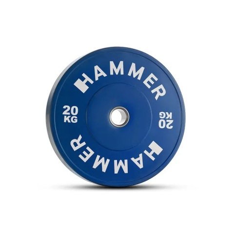 Obciążenie bumper HAMMER 50mm 20 kg Obciążenie bumper HAMMER 50mm 20 kg