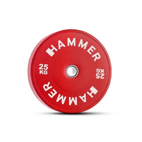 Obciążenie bumper HAMMER 50mm 25 kg Obciążenie bumper HAMMER 50mm 25 kg