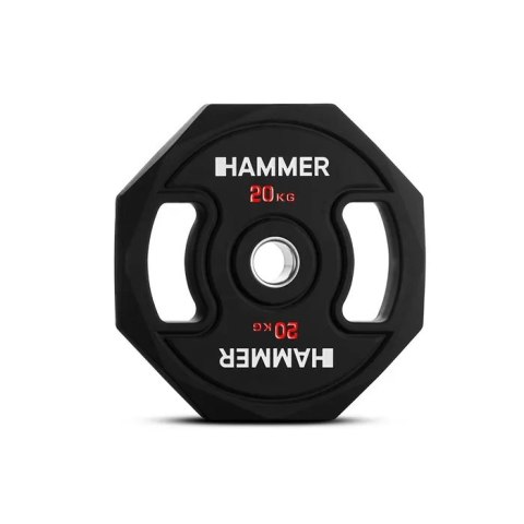 Obciążenie olimpijskie HAMMER OCTAGON 50 mm 20 kg Obciążenie olimpijskie HAMMER OCTAGON 50 mm 20 kg