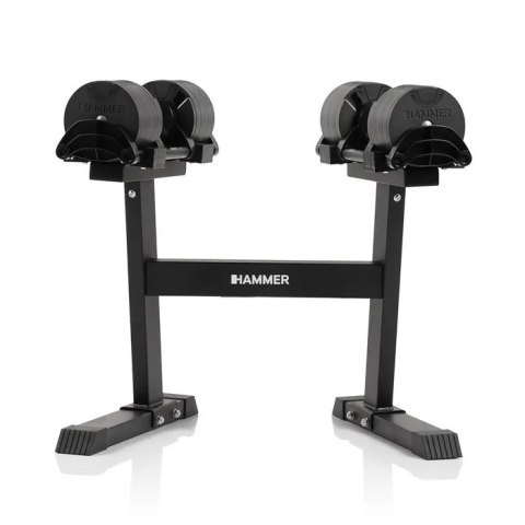 Zestaw hantli systemowych ze stojakiem HAMMER SMARTLOCK 2x32 kg Zestaw hantli systemowych ze stojakiem HAMMER SMARTLOCK 2x32 kg