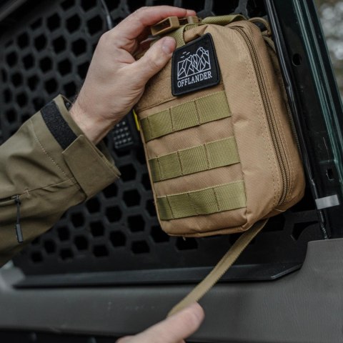 OFFLANDER SASZETKA TAKTYCZNA MOLLE Z RZEPEM APTECZKA KHAKI OFFLANDER SASZETKA TAKTYCZNA MOLLE Z RZEPEM APTECZKA KHAKI