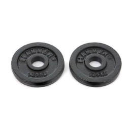 Obciążenie czarne HAMMER 2 x 1,25 KG