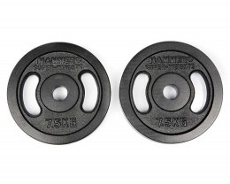 Obciążenie czarne HAMMER 2 x 7,5 KG