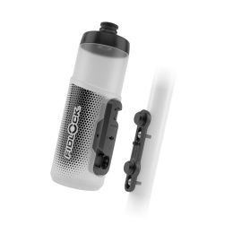 FIDLOCK TWIST Bidon 600 transp. biały + Baza BIKE