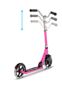 Hulajnoga dziecięca MICRO Cruiser świecące koła LED z dużymi kołami, kolor różowy Hulajnoga dziecięca MICRO Cruiser świecące koła LED z dużymi kołami, kolor różowy