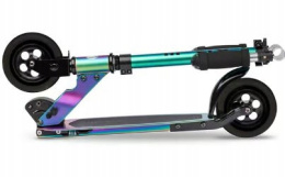 Hulajnoga dziecięca MICRO Speed Plus, kolor MATT NEOCHROME