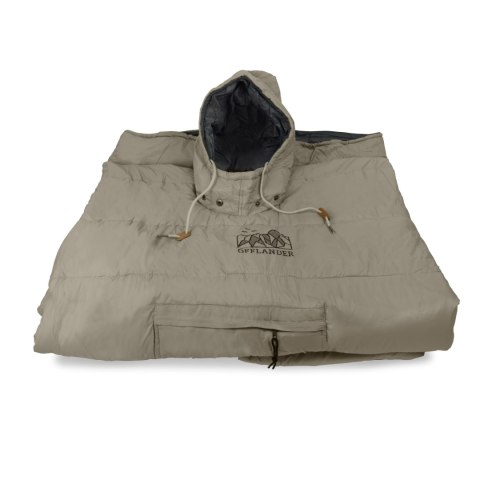 OFFLANDER PONCZO KEMPINGOWE OCIEPLANE WODOODPORNE KHAKI OFFLANDER PONCZO KEMPINGOWE OCIEPLANE WODOODPORNE KHAKI