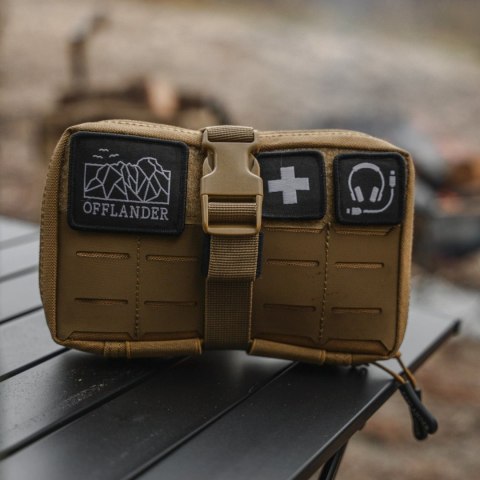 OFFLANDER SASZETKA TAKTYCZNA MOLLE Z RZEPEM NA POWERBANK I KABLE KHAKI OFFLANDER SASZETKA TAKTYCZNA MOLLE Z RZEPEM NA POWERBANK I KABLE KHAKI