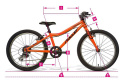 ROWER DZIECIĘCY AMULET TOMCAT 2O SH CELESTE BLUE/PURPLE ROWER DZIECIĘCY AMULET TOMCAT 2O SH CELESTE BLUE/PURPLE