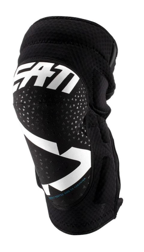 LEATT 3DF 5.0 ZIP KNEE GUARD WHITE/BLACK S/M LEATT 3DF 5.0 ZIP KNEE GUARD WHITE/BLACK S/M