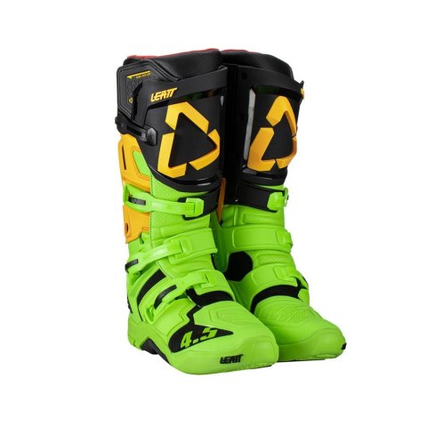 LEATT BUTY CROSS 4.5 BOOTS CITRUS KOLOR CZARNY/ZIELONY FLUO ROZMIAR 40.5 / 25.5 cm LEATT BUTY CROSS 4.5 BOOTS CITRUS KOLOR CZARNY/ZIELONY FLUO ROZMIAR 40.5 / 25.5 cm