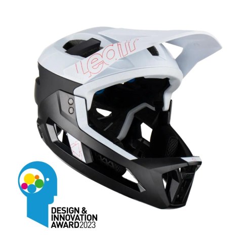 LEATT KASK ROWEROWY MTB ENDURO 3.0 (WYPINANA SZCZĘKA/KASK 3W1) V23 WHITE KOLOR BIAŁY/CZARNY ROZMIAR S (51-55 cm) LEATT KASK ROWEROWY MTB ENDURO 3.0 (WYPINANA SZCZĘKA/KASK 3W1) V23 WHITE KOLOR BIAŁY/CZARNY ROZMIAR S (51-55 cm)