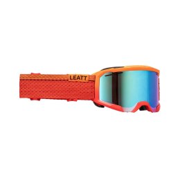 LEATT NOWOŚĆ GOGLE ROWEROWE VELOCITY 4.0 GOGGLE X-FLOW MTB IRIZ RED 26%