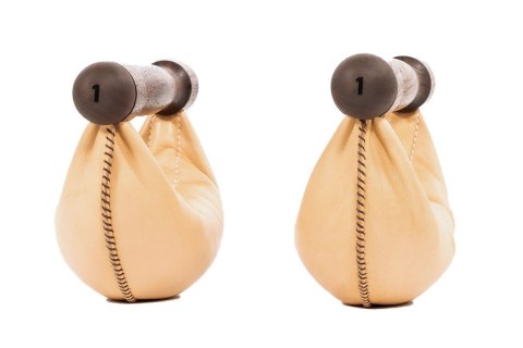 Hantle NOHRD SwingBell Walnut Orzech Natural para 2 x 1 kg Hantle NOHRD SwingBell Walnut Orzech Natural para 2 x 1 kg