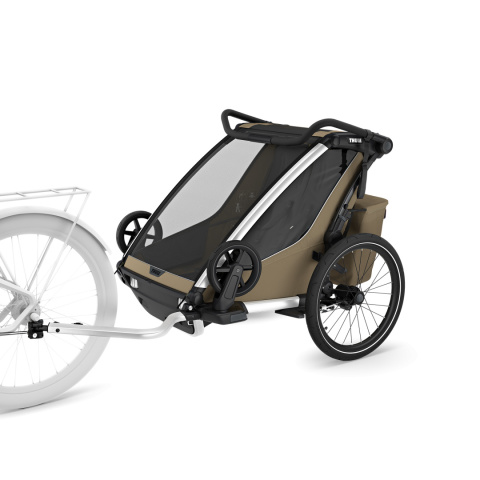 Thule NEW Chariot Cross 2 double - Faded Khaki Thule NEW Chariot Cross 2 double - Faded Khaki