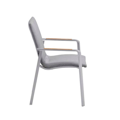 DIAMOND SUNBRELLA® - krzesło z podłokietnikami z drewna teakowego Kettler 0103902-7100 DIAMOND SUNBRELLA® - krzesło z podłokietnikami z drewna teakowego Kettler 0103902-7100