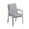 DIAMOND SUNBRELLA® - krzesło z podłokietnikami z drewna teakowego Kettler 0103902-7100 DIAMOND SUNBRELLA® - krzesło z podłokietnikami z drewna teakowego Kettler 0103902-7100