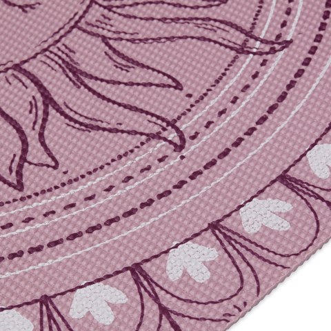 GAIAM MATA DO JOGI HERE & NOW DUSTY ROSE 4MM 65272 GAIAM MATA DO JOGI HERE & NOW DUSTY ROSE 4MM 65272